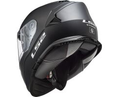 LS2 FF800 Strom Solid schwarz matt