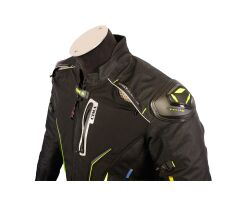 R-R-Line Textiljacke schwarz neo gelb   CE