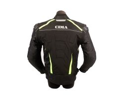 R-R-Line Textiljacke schwarz neo gelb   CE