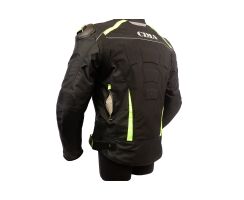 R-R-Line Textiljacke schwarz neo gelb   CE