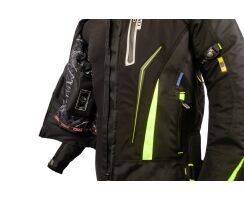 R-R-Line Textiljacke schwarz neo gelb   CE
