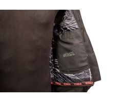 Grid Textiljacke schwarz rot     CE