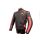 Grid Textiljacke schwarz rot     CE