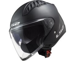 LS2 OF600 Copter schwarz matt