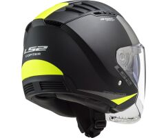 LS2 OF600 Copter Urbane black matt Yellow