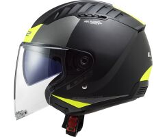 LS2 OF600 Copter Urbane black matt Yellow