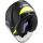 LS2 OF600 Copter Urbane black matt Yellow