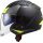 LS2 OF600 Copter Urbane black matt Yellow