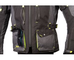 SPX-Textil Damen Tourenjacke schwarz  gelb grau
