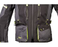 SPX-Textil Damen Tourenjacke schwarz  gelb grau