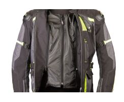 SPX-Textil Damen Tourenjacke schwarz  gelb grau