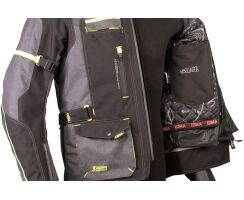 SPX-Textil Damen Tourenjacke schwarz  gelb grau