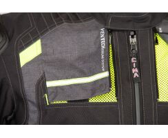 SPX-Textil Damen Tourenjacke schwarz  gelb grau